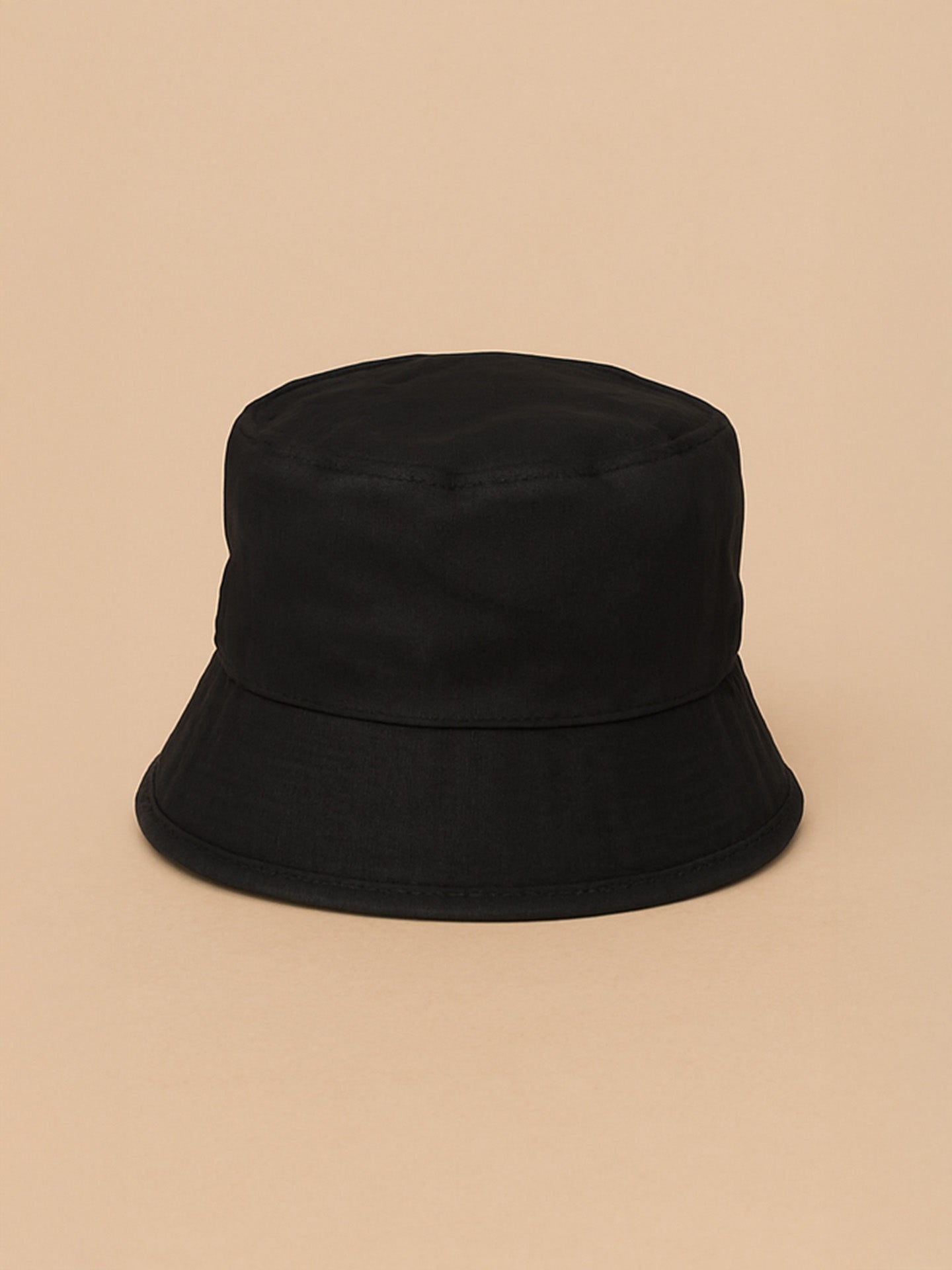 100% RECYCLED BUCKET HAT - Almônd