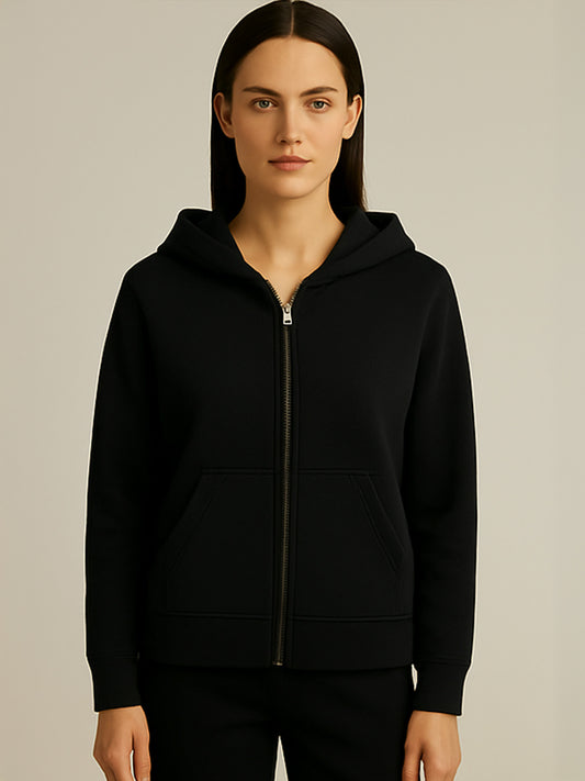 ORGANIC BOXCUT ZIPPER - Almônd