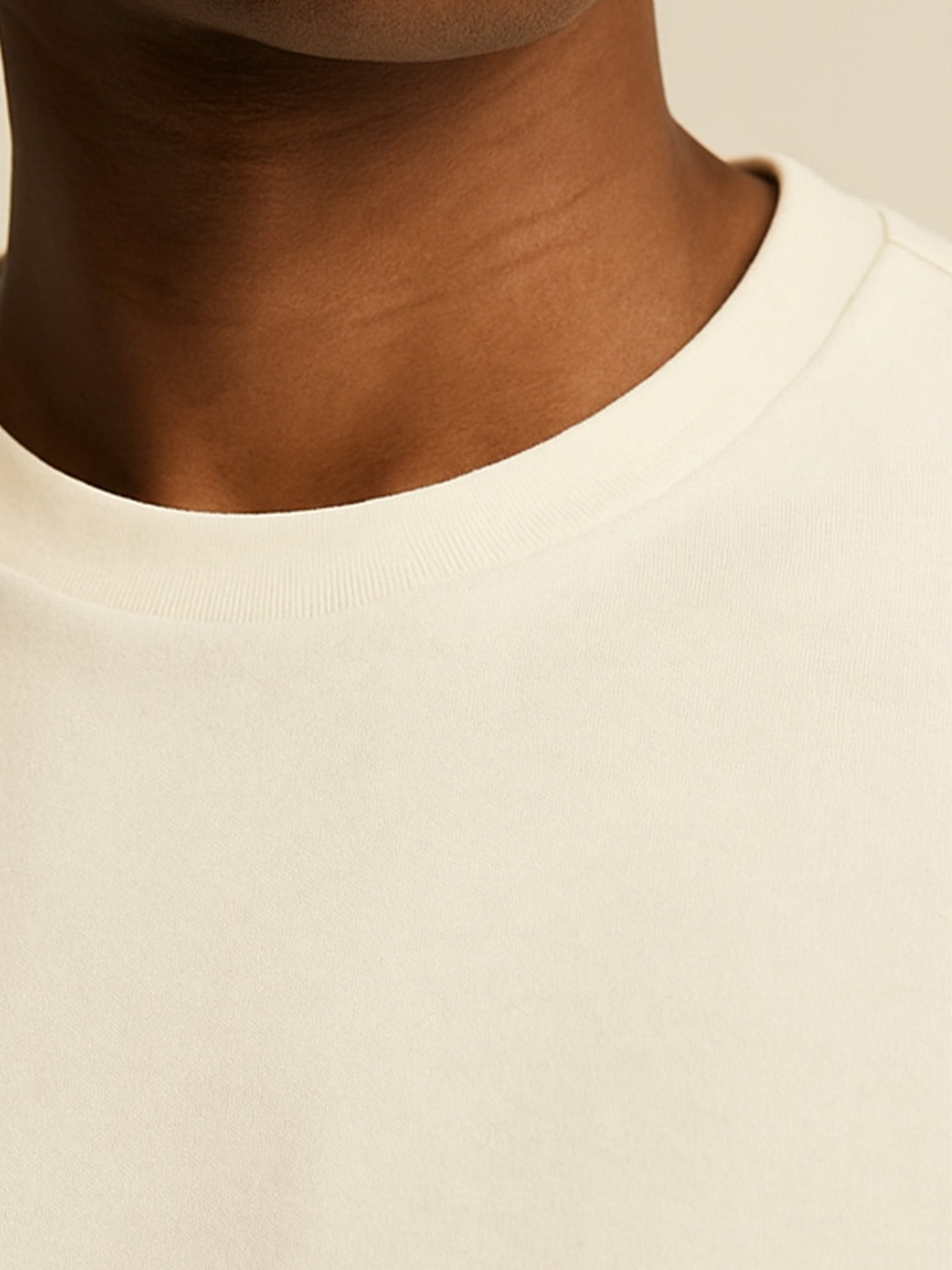 100% ORGANIC COTTON T-SHIRT - Almônd