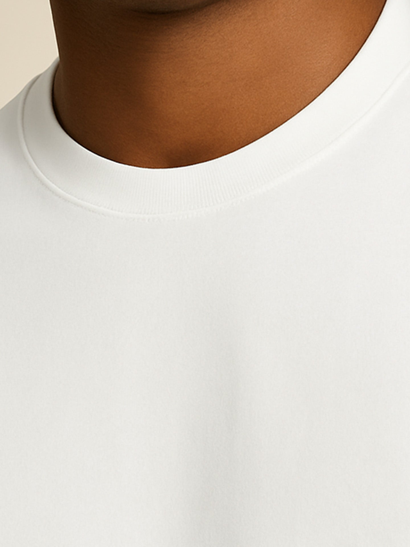 100% ORGANIC COTTON T-SHIRT - Almônd