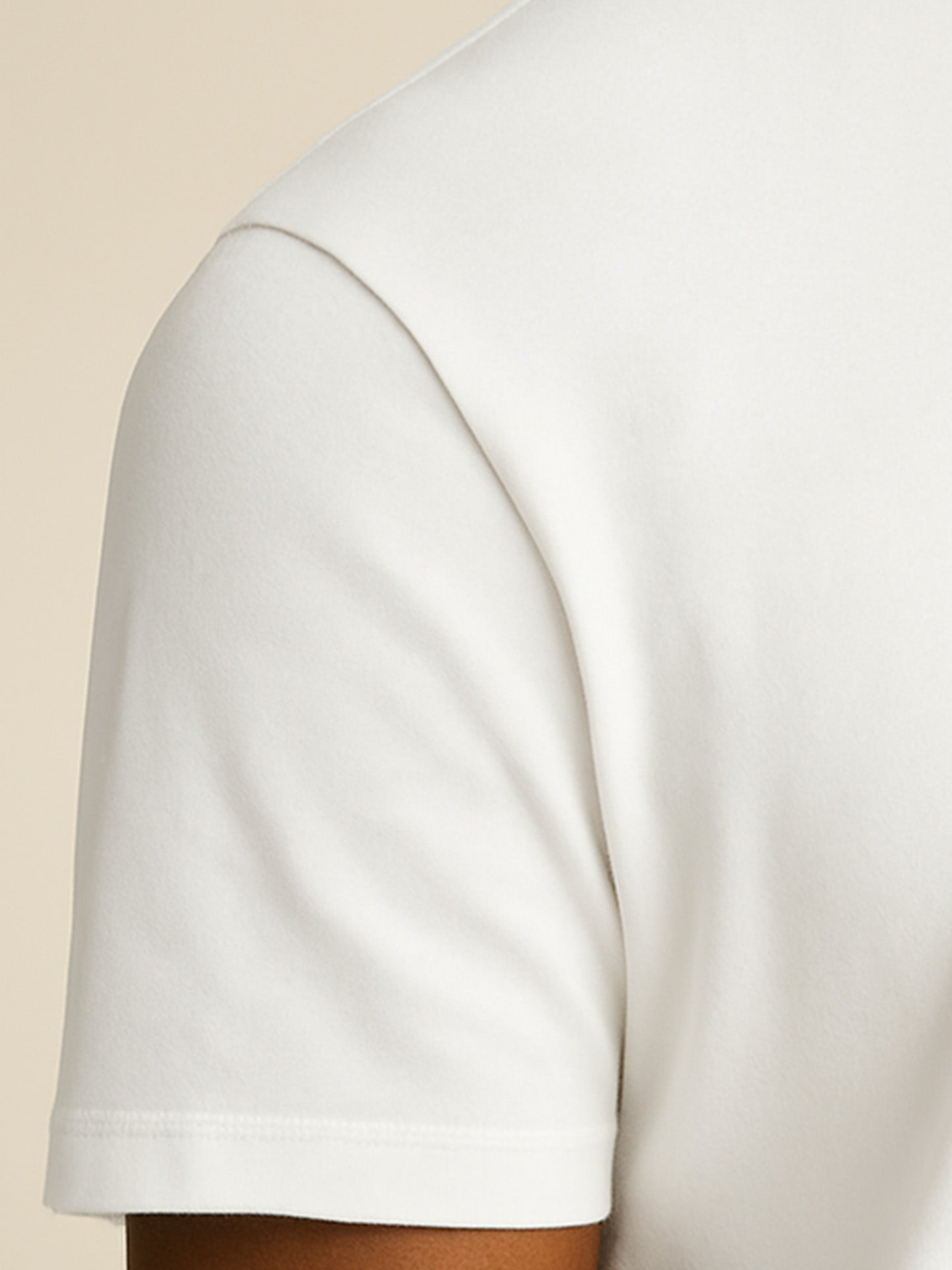 100% ORGANIC COTTON T-SHIRT - Almônd