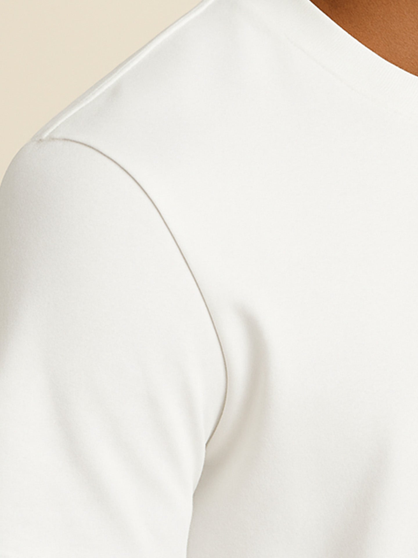 100% ORGANIC COTTON T-SHIRT - Almônd