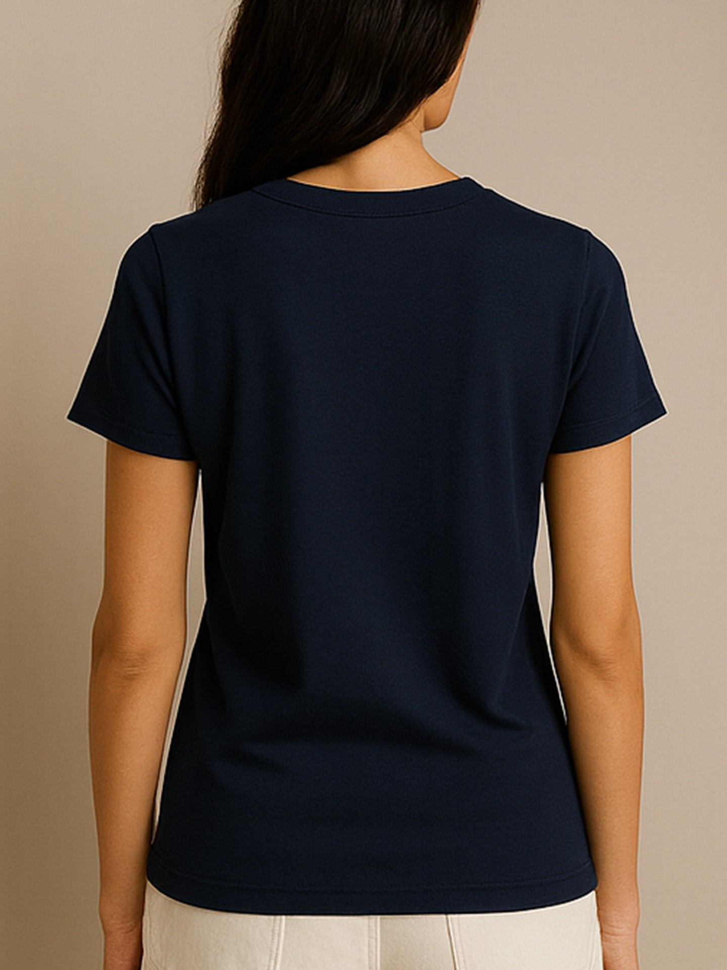 100% ORGANIC COTTON T-SHIRT - Almônd