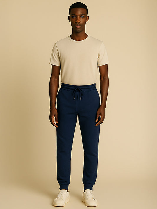 100% ORGANIC COTTON JOGGER - Almônd