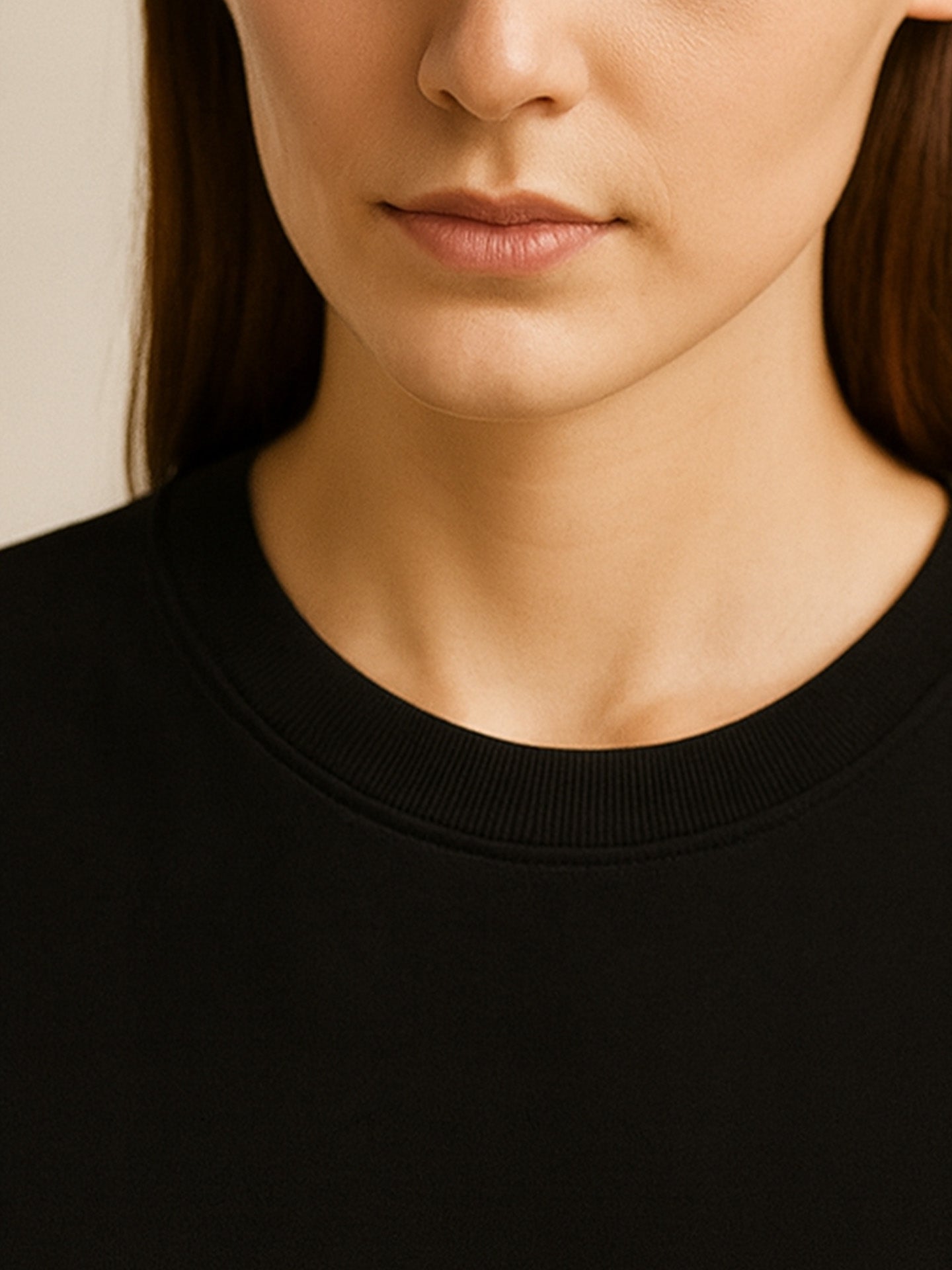 100% ORGANIC COTTON OVERSIZED T-SHIRT - Almônd